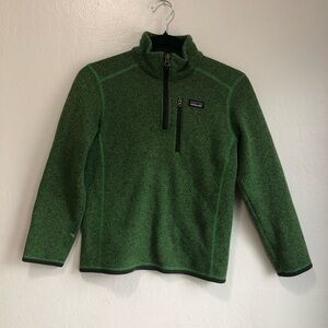 Patagonia boys better sweater quarter zip M(10)